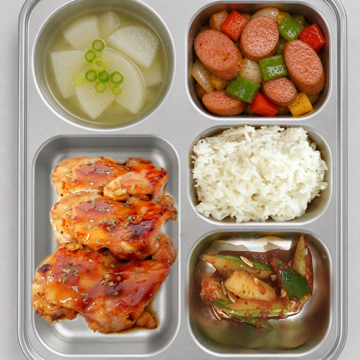 버터갈릭 치킨 스테이크
